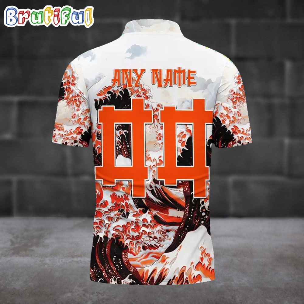 NFL Cleveland Browns Football Great Wave Polo Shirt