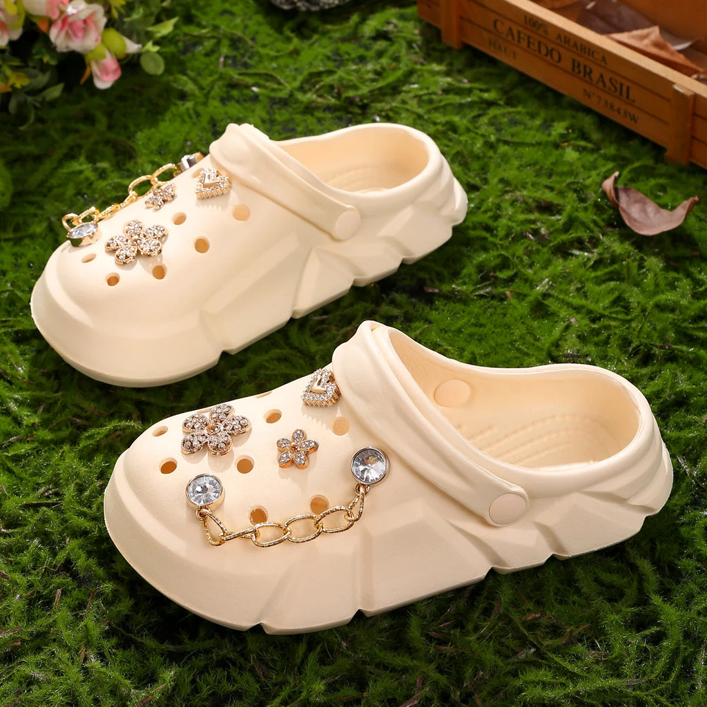 Waterproof Slippers Children Sandals Shoes Summer Outdoor Slides Soft Sole Garden Shoes Indoor Nursing Clogs Sandals 3057