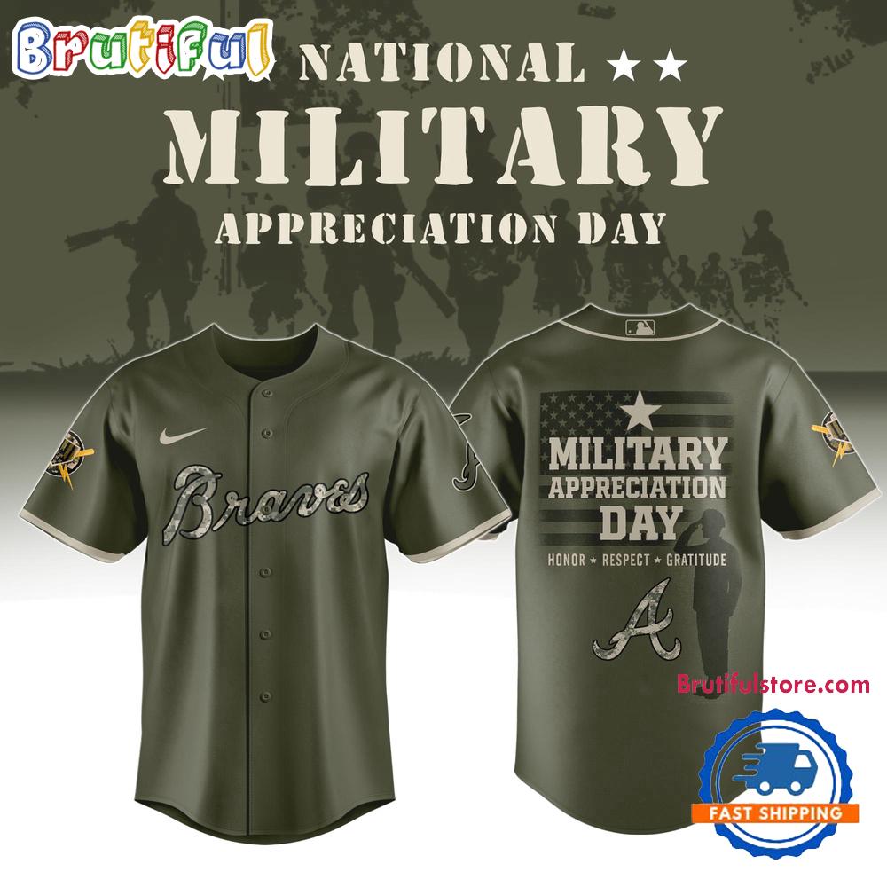 Atlanta Braves x Military Appreciation Day 2025 Baseball Jersey
