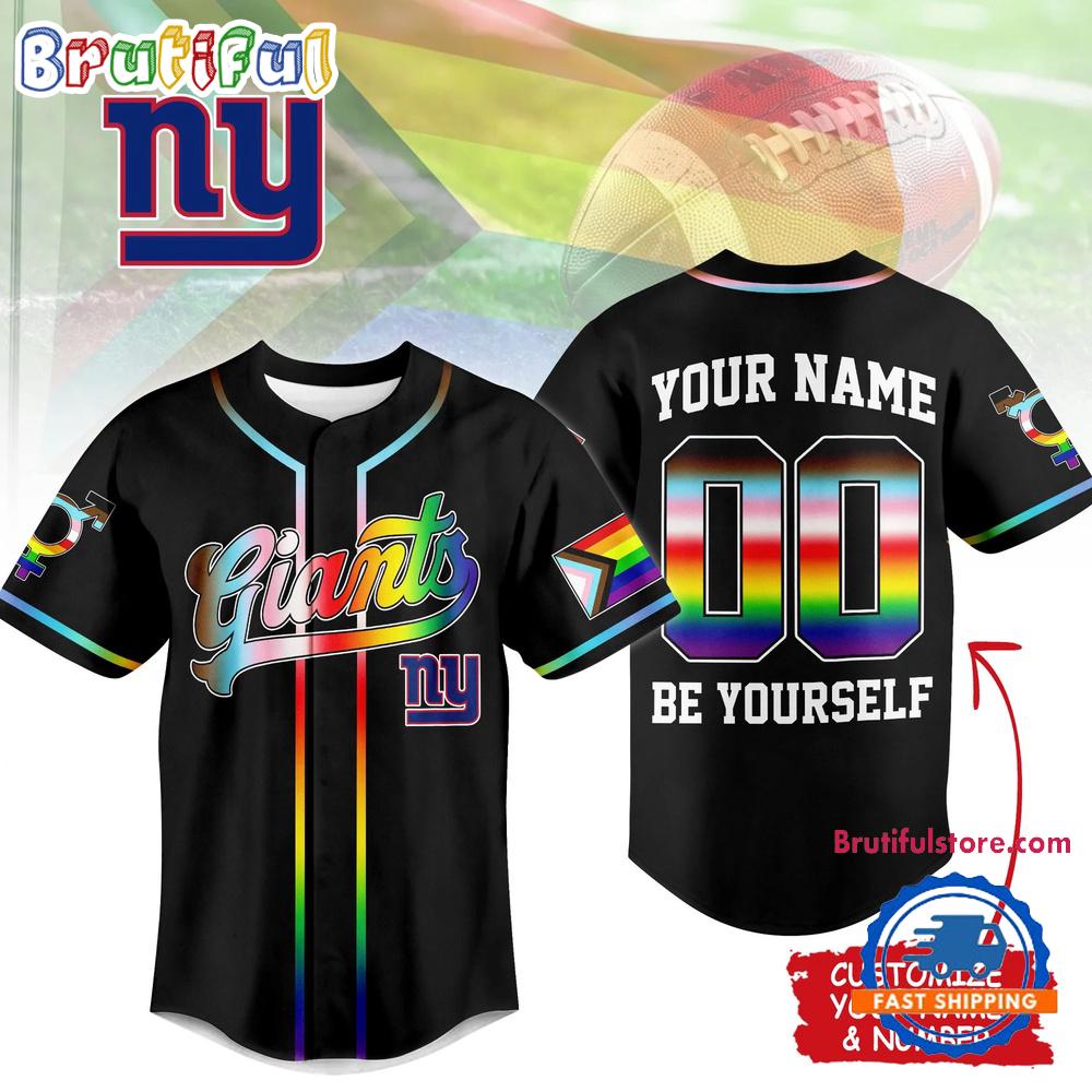 New York Giants 2026 NFL Pride Month Limited Edition Baseball Jersey
